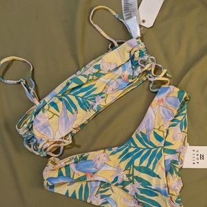 New Billabong Tropical Bikini Set